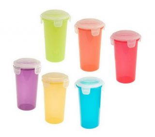 Lock & Lock 6 Piece 17 oz. Tumbler Storage Set —