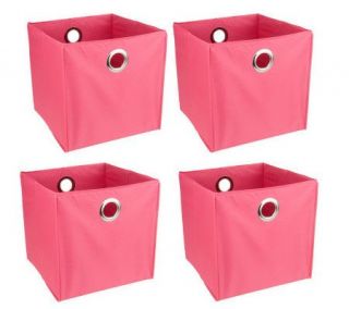 Whitmor Set of 4 Collapsible 12 Storage Cubes —
