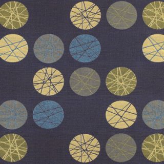  Fathom Woven Mid Century Modern Shapes Blues Upholstery Fabric