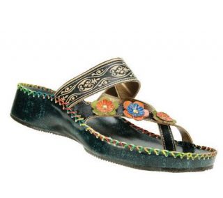 Spring Step Anise Casual Slide With Crossing Straps —