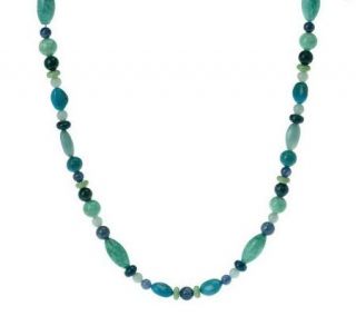Carolyn Pollack Changing Seasons Sterling 19 Bead Necklace —