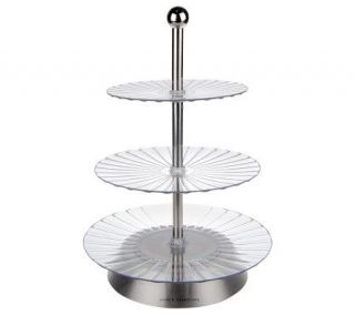 CooksEssentials Rotating 3 Tier Party Platter —