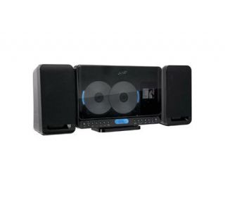 iLive IH328B 2 CD Home Music System with Dock for iPod —