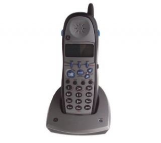 GE 2.4GHZ Cordless Handset and Charging Cradle —