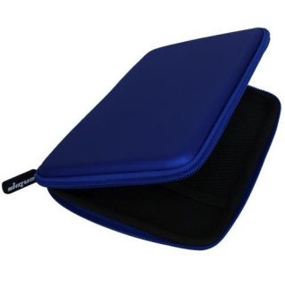 Blue Zipper Carry Case Cover for the Coby Kyros 7 Inch Tablet 7