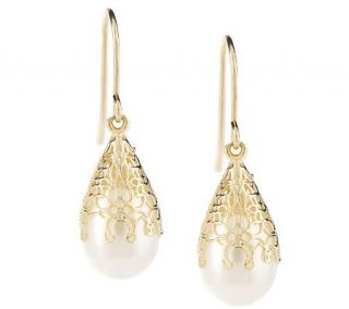 Adi Paz Cultured Freshwater Pearl Earrings, 14K Yellow Gold — 