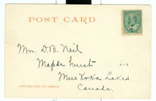 Canada Port Cockburn in Muskoka on Early 1900s Postcard