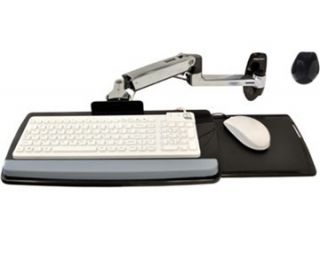 Ergotron LX Wall Mount Adjustable Keyboard Tray Arm New