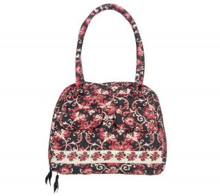 Lemon Hill Quilted Cotton Printed Top Zip Double Handle Bowler Bag