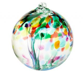 Kitras Art Glass 6 Tree of Enchantment Ornament Ball —