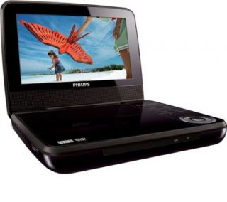 Philips PET741B 7 Diag Portable DVD Player w/Built In Battery
