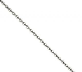 Steel by Design 2.30mm 18 Cable Chain Necklace —