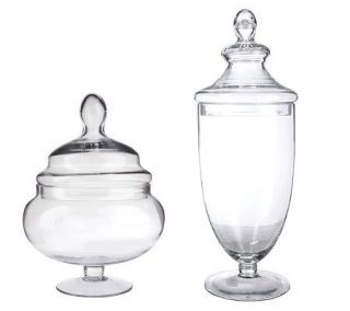 12 or 18 Glass Apothecary Jar By Valerie 