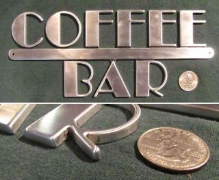 direct ligi art deco machine age metal coffee bar sign 