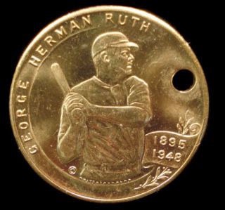  Babe Ruth Baseball Medal Conyers GA