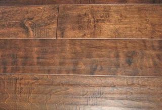  Distressed Hand Scraped Birch Coffee Bean Hardwood Floor/Flooring