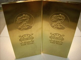 Pound lb 999 Brass Bars Bullion 2012 16 oz Bar 440 Gram Eagle lb