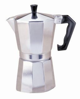  Aluminum 1 Cup Stovetop Espresso Maker Latte Mocha Coffee Pot NEW