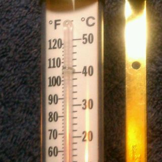Conant Thermometer Custom Brass Of Vermont Vintage Brass Glass Outdoor