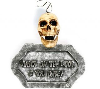 20 Motion Activated Skull Plaque —