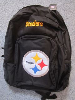 Pittsburgh Steelers Black NFL Team Backpack. Concept One Accessories.