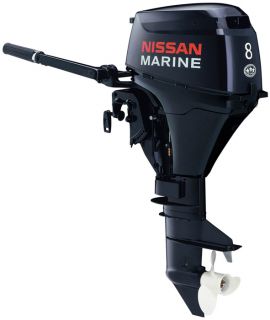 The Nissan 8hp is ideal for long shaft applications such as sailboats