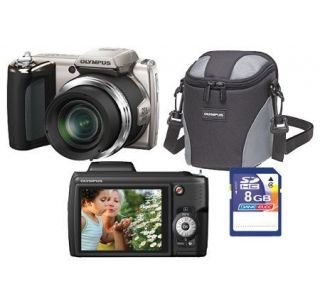 Olympus SP 620 Ultra Zoom 16MP, 21X Zoom Digital Camera Bundle