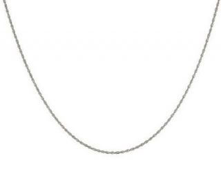 18 Solid Polished Rope Chain Necklace 14K Gold —