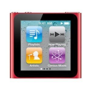 Apple iPod Nano 6th Gen Red Special Edition Product 8GB