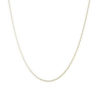 18 Polished Rolo Necklace w/Heart Clasp 14K Gold, 1.3g —