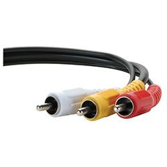 189 204  Standard Composite Video and Analog Audio Cable 8 ft.