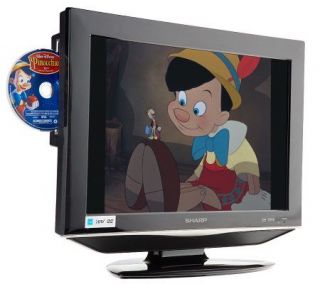 Sharp 19 Diag. High Definition 720p LCD TVwith DVD Player & Pinocchio 