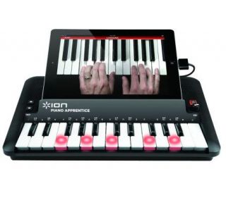 Key Learning Lighted 25 Note Piano System w/ Teaching App   E223525