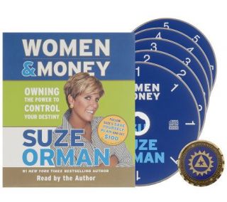 Suze Orman Women & Money 5 CD Audio Book with Coin —