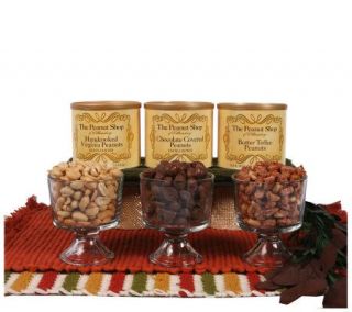 The Peanut Shop of Williamsburg Three Pack GiftBox Peanuts — 