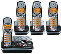Vtech i6785 5.8GHz DSS Cordless Phone System with 4 Handsets_250x220