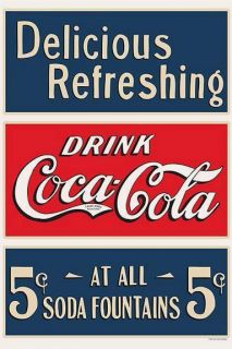 Vintage Coca Cola Coke Refrigerator Magnet