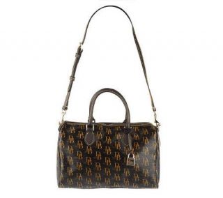 Dooney & Bourke 1975 Signature Classic Satchel with Adjustable Strap 