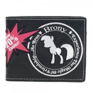 My Little Pony Brony Black Bi Fold Wallet 20 Cooler