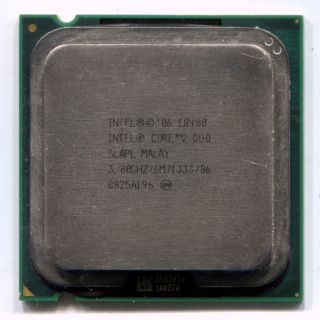 Intel Core 2 Duo E8400 CPU SLAPL 3 0 GHz 6M 1333 C2D Wolfdale