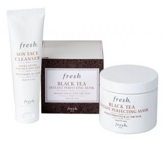 Fresh Black Tea Instant Perfect Face Mask and Soy Face Cleans