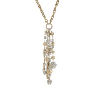 Joan Rivers Limited Edition Crystal Multi Tassel 18 Necklace