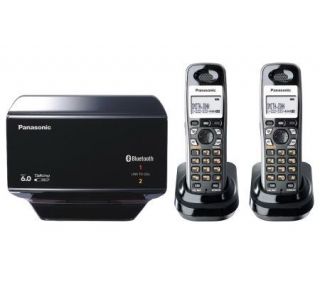 Panasonic KXTH1212B DECT 6.0 Link to Cell Expandable Bluetooth