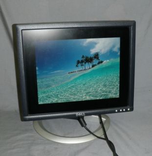 Dell 1704FPVT 17 LCD Computer Monitor Screen Black P 683728157388