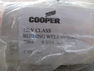 Cooper Power LBI215 15KV Class Bushing Well Insert 200A 8 3 14 4KV 3