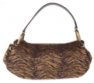 Maxx, New York Faux Fur Hobo Bag with Gathered Side Detail —
