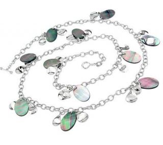 Michael Dawkins Sterling Mother of Pearl 36 Necklace —