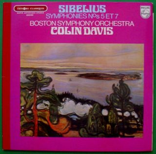 Colin Davis Boston Symphony Orchestra Sibelius Symphonies 5 7 Philips