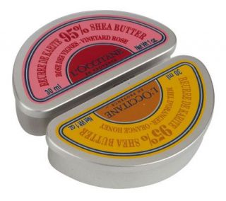 LOccitane Shea Butter Tin Duo Limited Edition Scents —