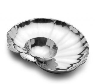 Wilton Armetale Small Shell Serving Dish —